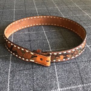 Tony Lama Vintage Leather Belt
